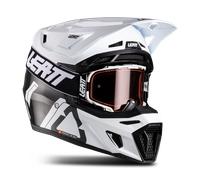 Leatt 9.5 Carbon V26 Casque de motocross avec lunettes, taille M pour homme