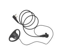 Kit casque écouteur à fil unique MIC PTT Mic D 2 broches radio écouteur talkie-walkie crochet d'oreille