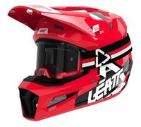 Kit casque moto cross Leatt 3.5 V24 - red-black-white - M S