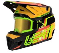 Kit casque moto cross Leatt 7.5 V24 - orange-black-green - XL XL