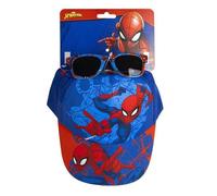 Kit Casquette + Lunette de Soleil Bleu/Rouge Enfant Sport Zone Spiderman Taille unique