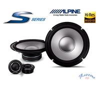 Haut-parleur 2 voies coaxiales - ALPINE - S2-S80C - 20 cm - Tweeters à dôme 2.5 cm - Boîtier pivotant