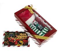 Kit-Cat Klock Coffret cadeau de Noël - Chapeau de Père Noël festif, ornement interactif, chapeau d'araignée, écharpe et carte de vœux - Décoration parfaite pour les fêtes
