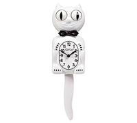 Kit Cat Klock® Horloge Murale rétro emblématique en Forme de Chat avec Yeux et Queue Mobiles, Fonctionne à Piles, fabriquée aux États-Unis, Parfaite pour la décoration de la Maison, Horloge Moderne