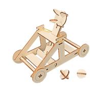 Kit Catapulte - Trébuchet, Jouet De Bureau, Lance-pierre, Lance-pierre | Kits De Construction STEM Modèle De Jeu De Table | Projet D'expérimentation Physique En Bois À Faire Soi-même, Avec Démonstrati
