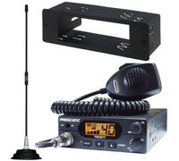 Kit CB Eco - CB President Teddy - Antenne Florida - Facade radio - Micro