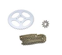 Kit chaîne 3 pièces argent 10/49 dents pour Hercules Prima 2 3 4 5 5 M 4 5 HR2 P 1 3 MX1 Optima