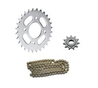 Kit chaîne 3 pièces argent 11/28 dents pour Hercules Prima 2 3 4 5 5 M 4 5 HR2 P 1 3 MX1 Optima
