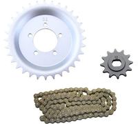 Kit chaîne 3 pièces argent 12/32 dents pour Hercules 221 222 MFH MF