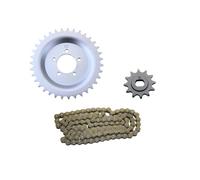 Kit chaîne 3 pièces argent 12/35 dents pour Hercules 221 222 MFH MF