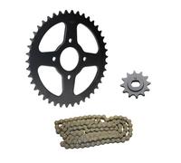 Kit chaîne 3 pièces noir 12/42 dents pour Hercules Prima 2 3 4 5 5 M 4 5 HR2 P 1 3 MX1 Optima
