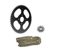 Kit chaîne 3 pièces noir 12/54 dents pour Hercules Prima 2 3 4 5 5 M 4 5 HR2 P 1 3 MX1 Optima