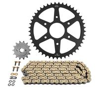 Kit chaine adaptable ktm 125 duke abs 2014+2024, rc 2014+2024 - husqvarna 125 svartpilen 2021+2024 520 14x45 (diam couronne 63-118-8