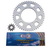 KIT CHAINE ADAPTABLE PEUGEOT 50 XP6 2004>2005 420 11x52 (ALESAGE 105mm) (DEMULTIPLICATION ORIGINE) -AFAM-