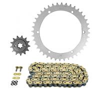 Kit Chaîne Afam 13x40 Pas 520 Pour Quad Yamaha 200 Yfs Blaster 1989 À 2006 Neuf