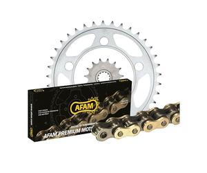 Kit chaîne AFAM 520 MX6-GG compatible avec Husqvarna TE 410 H500AA 1999-2000