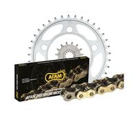 Kit chaîne AFAM 520 MX6-GG compatible avec Kawasaki KX 250 J 1992-1993