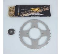 Kit Chaîne Afam Pour Moto Beta 125 Rr Lc 2010 À 2020 14x63 Pas 428 Alésage 100mm