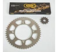 Kit Chaîne Afam Pour Moto Beta 50 Rr Enduro Standard 2012 À 2014 Neuf