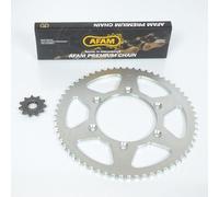 Kit chaîne Afam pour Moto CPI 50 SX 2006 à 2009 11x62 pas 420 alésage 110 Neuf