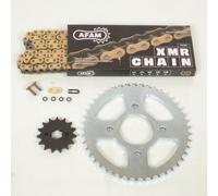 Kit Chaîne Afam Pour Moto Honda 125 Cb F Glr 2015 À 2020 Neuf