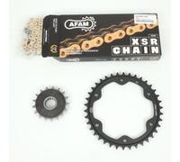 Kit Chaîne Afam Pour Moto Ktm 1290 Super Duke R 2014 À 2023 17x38 Pas 525 Neuf