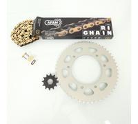 Kit Chaîne Afam Pour Moto Peugeot 50 Xp6 Enduro 2002 À 2003 Neuf