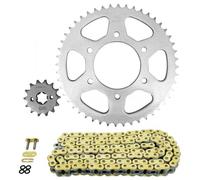 Kit Chaîne Afam Pour Moto Yamaha 125 Mt 2015 À 2019 14x48 Pas 428 Neuf