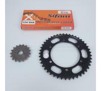 Kit Chaîne Axring 17x45 Pas 530 Pour Moto Yamaha 600 Fazer 1998 À 2003 Neuf