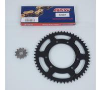 Kit Chaîne Axring Pour Moto Aprilia 50 Rx Racing 2006 À 2013 11x53 Pas 420 Alésage 105mm Neuf
