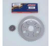 Kit Chaîne Axring Pour Moto Derbi 50 Senda Sm 1996 À 1999 13x53 P420 Al53mm Neuf