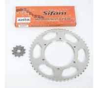 Kit Chaîne Axring Pour Moto Gilera 50 Smt Racing 2011 À 2012 11x52 Pas 420 Neuf