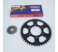 Kit chaîne Axring compatible avec Moto Kawasaki 650 Kle Versys Abs 2007 à 2024