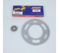 Kit Chaîne Axring Pour Moto Rieju 50 Mrt Sm Pro 2009 À 2020 11x48 Pas 420 Alésage 105mm Neuf