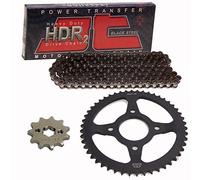 Kit chaîne compatible avec Yamaha YZ 85 SW petite roue 02-18 Chaîne JT 428 HDR 118 ouverte 14/47