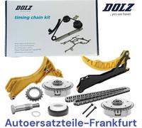 Kit chaîne de distribution DOLZ + jeu de régulateurs d'arbre à cames BMW E81 ...