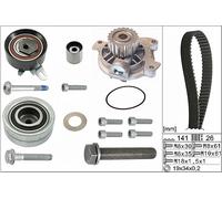 Kit Chaîne De Distribution Et Courroie Crantée INA 530048230 Pompe À Eau