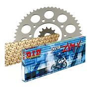 Kit chaîne DID 520 ZVM-X compatible avec Honda CR-F 250 R ME12 2021-2021