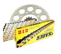 Kit chaîne DID 530 VX3 compatible avec Suzuki GSX 1400 WVBN 2002-2007