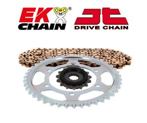 Kit chaine EK CHAIN JT 520SRX2 14/48 - couronne ultra - light