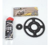 Kit Chaîne Fe 15x48 Pas 428 Pour Moto Brixton 125 Cromwell 2020 À 2022 Neuf