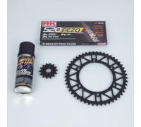 Kit Chaîne Fe Pour Moto Sherco 300 Se-R 2t 2014 À 2020 14x49 Pas 520 Neuf