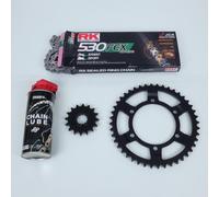 Kit chaîne FE compatible avec moto Yamaha 1000 FZS Fazer 2001 à 2005 16x44 Pas 530