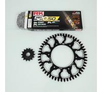 Kit chaîne France Equipement compatible avec moto KTM 250 EXC-F 2010 à 2017 14x52 P520