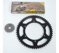 Kit chaîne France Equipement compatible avec Moto Yamaha 125 TDR 1993 à 2002 16X57 / 4FU / 5AE1/2