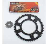 Kit Chaîne France Equipement Pour Moto Peugeot 50 Xp6 2004-2009 13 X 52 Neuf