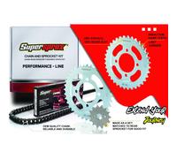Kit chaîne moto Supersprox Benelli TRK 502 X (2017-2023) Noir TU