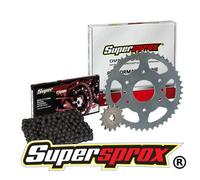 Kit chaîne moto Supersprox SPL Honda XL 125 V Varadero 2000-2016 Argenté 110 maillons