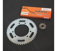 Kit Chaîne Origine Pour Moto Derbi 50 Senda R Drd Devil 2004 À 2005 Neuf