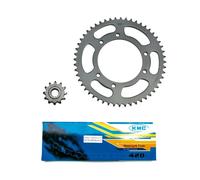 Kit chaîne P2R Peugeot 50 Xp6 Sm 2002>2003 420 Gris TU